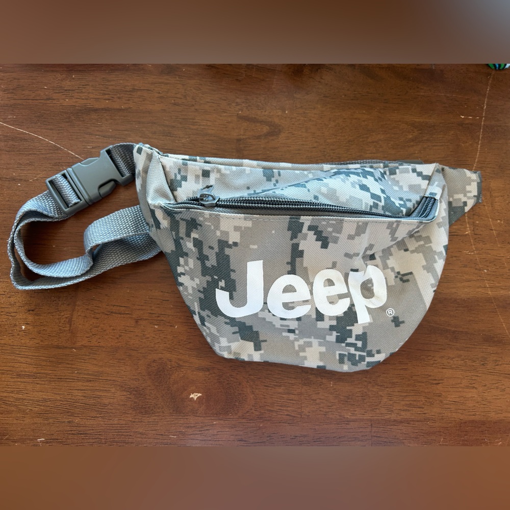 Jeep Gray desert green tan cream Camouflage Fanny pack Waist Bag belt bag